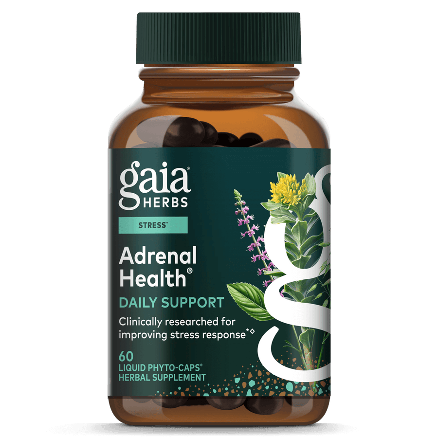 Gaia Herbs Adrenal Health Daily Support bottle