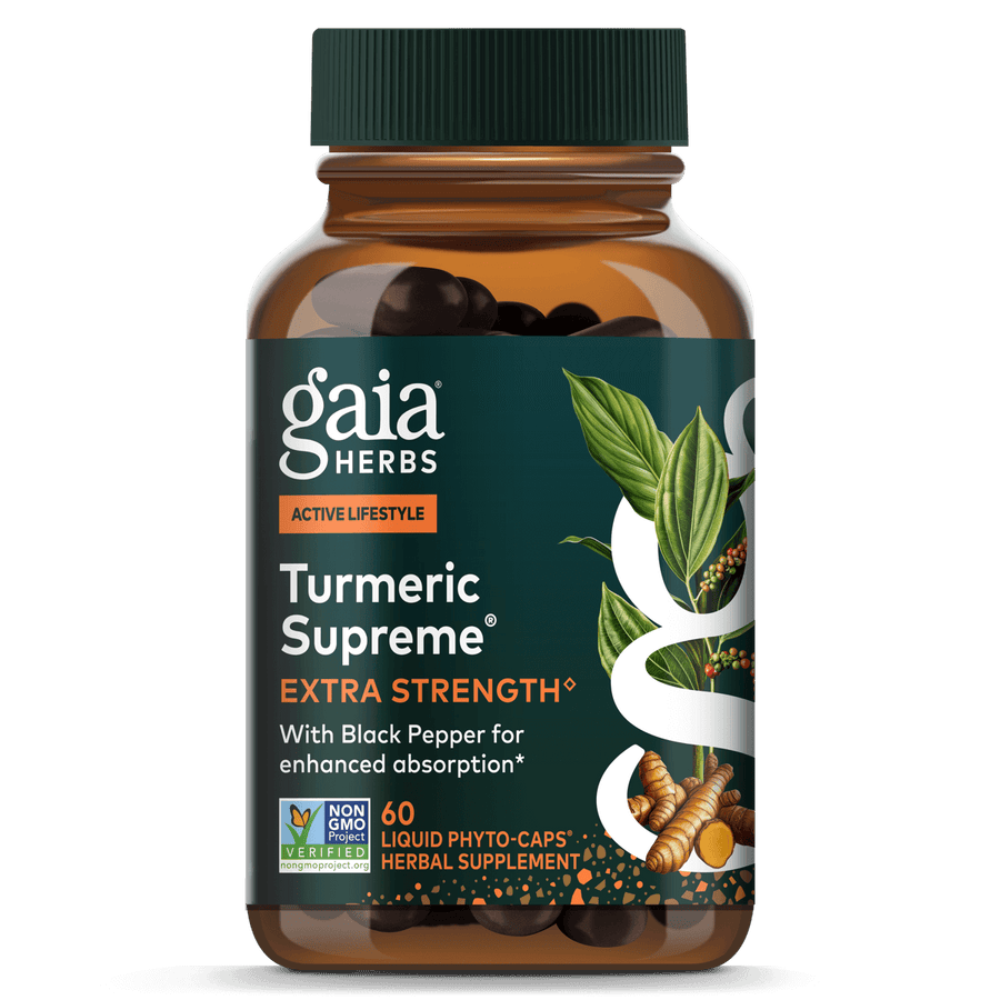 Gaia Herbs Turmeric Supreme Extra Strength bottle